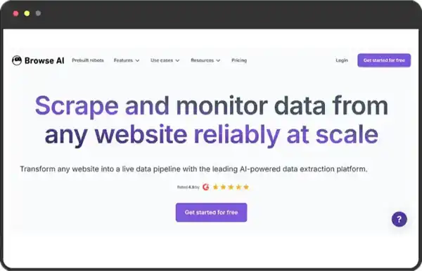 Browse AI — The Lazy Researcher’s Best Friend