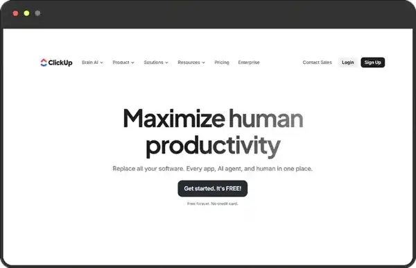 ClickUp — Finally, All Your Stuff in One Place