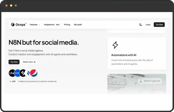 Ocoya — Social Media, Without the Headache